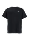 Coperni Black Crewneck T-shirt With Print On The Front