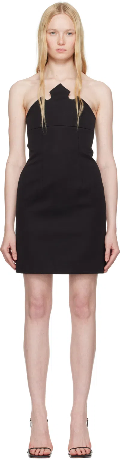 COPERNI BLACK DISNEY CROWN MINIDRESS