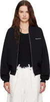 Coperni Black Disney Maleficent Zip Up Hoodie In Black