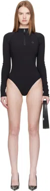 Coperni Stand-up Collar Long-sleeve Top In Black
