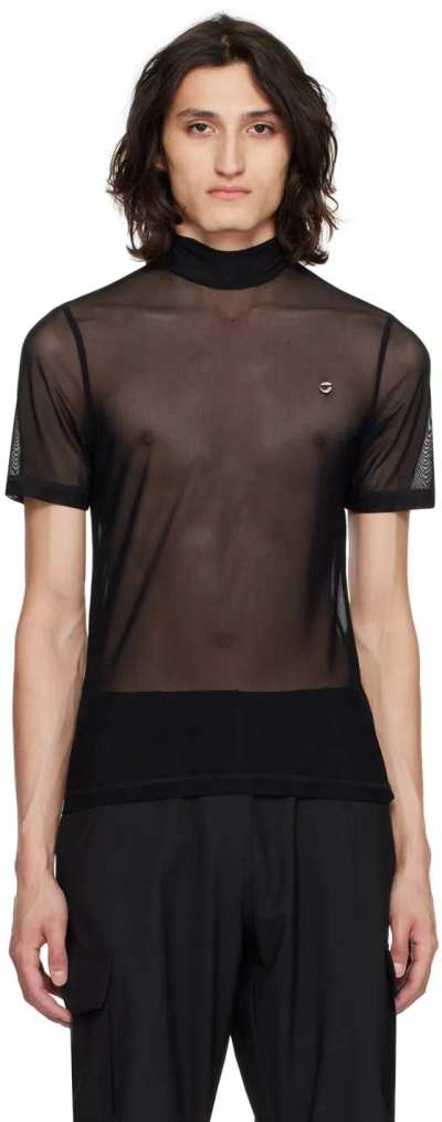 Coperni Black Fitted Turtleneck