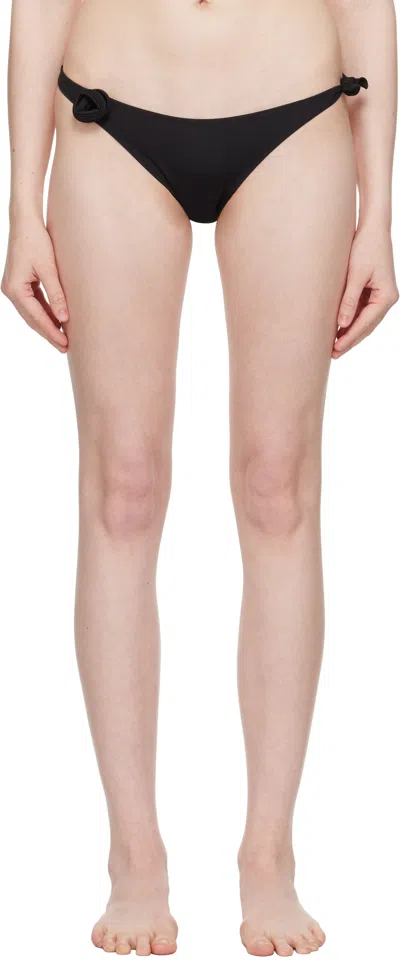 COPERNI BLACK FLOWER BIKINI BOTTOM