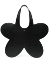 Coperni Flower Top Handle Tote Bag In Black