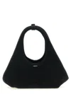 Coperni Mini Folded Leather Tote Bag In Black