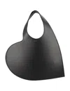 Coperni Heart-shaped Black Bag With Adjustable Shoulder Strap