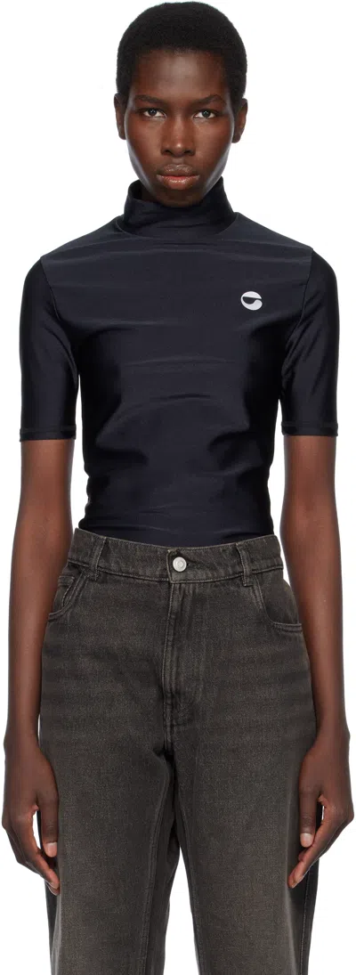 Coperni Form-fitting Logo Top In Black