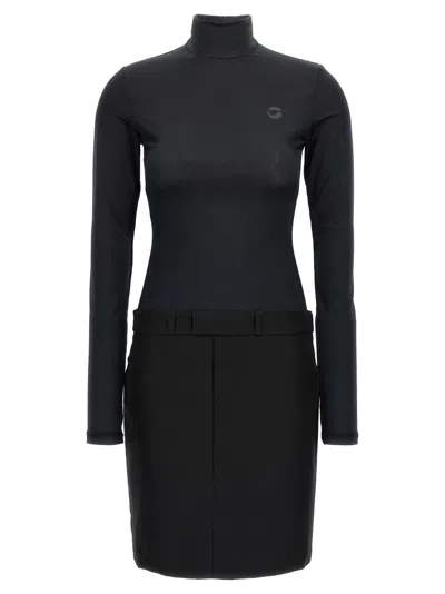 COPERNI BLACK HYBRID DRESS