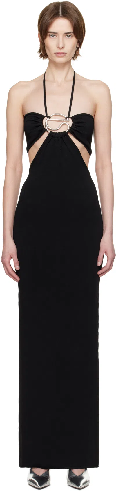 Coperni Long Dress In Black