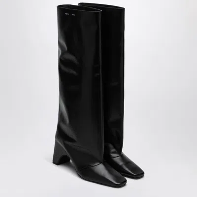 COPERNI COPERNI BLACK LEATHER BRIDGE BOOT WOMEN