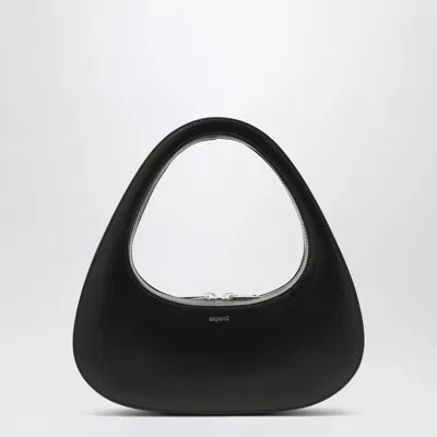 COPERNI COPERNI BLACK LEATHER SWIPE BAG WOMEN