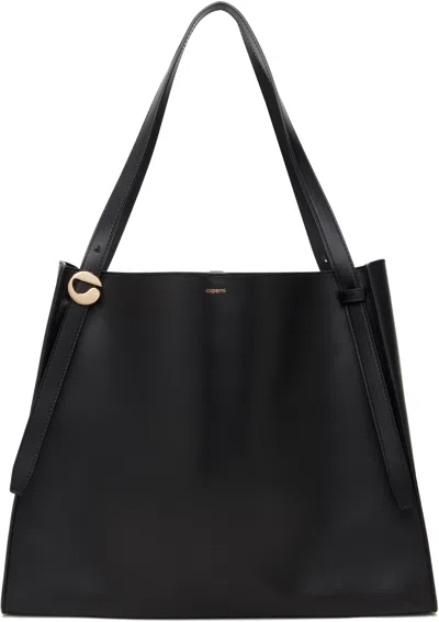 Coperni Black Logo Belt Tote