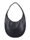 Coperni Women Medium Soft Swipe Leather Shoulder Bag In Black