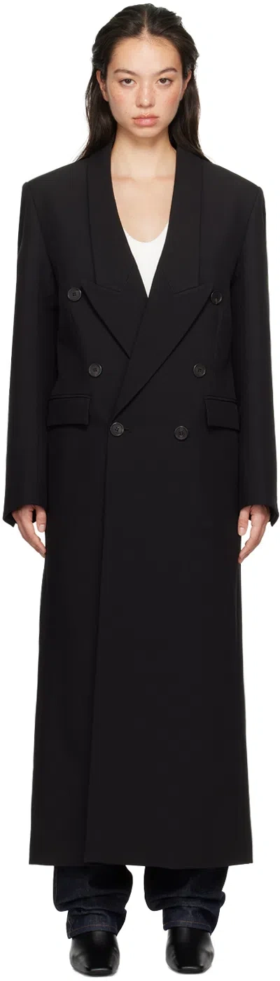 Coperni Long Coat In Black