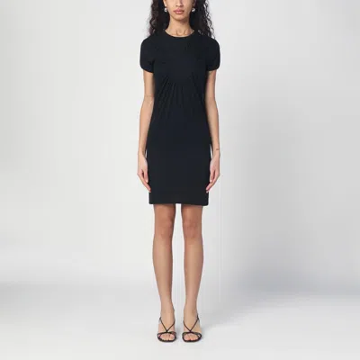 Coperni Black Mini Dress With Heart
