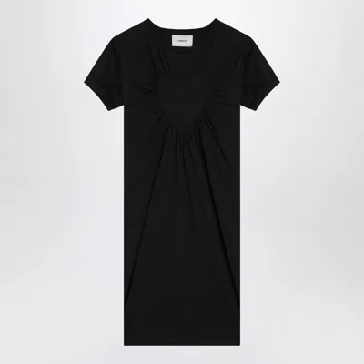 ワンピース Coperni Black Mini Dress With Heart Coperni Black Mini Dress With Heart | ModeSens