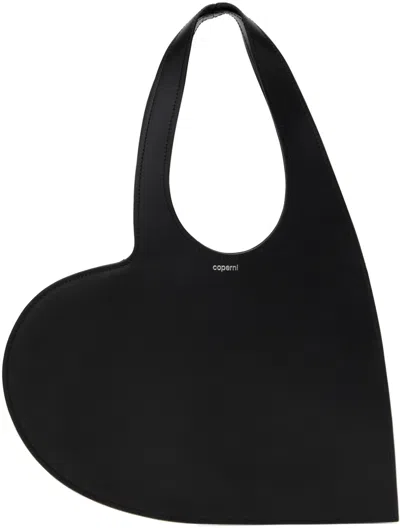 Coperni Black Mini Heart Tote