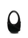 Coperni Swipe Mini Leather Shoulder Bag In Multicolor