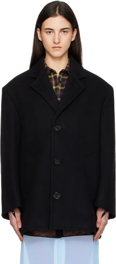 Coperni Black Oversize Coat