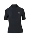 Coperni Black Polyamide Snug-fit Top In Black