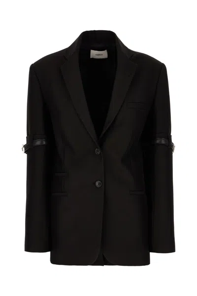 COPERNI BLACK POLYESTER BLAZER