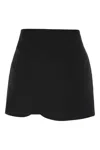 Coperni Black Polyester Miniskirt In Blk Black