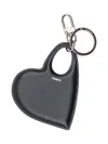 Coperni Heart Shape Key Holder Case Accessory In Black
