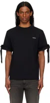 Coperni Logo-print Ruffle-trim T-shirt
