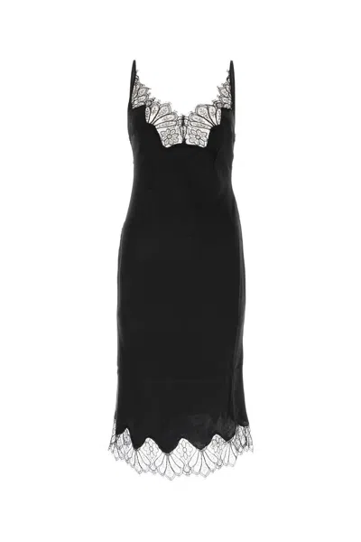 Coperni Cymatics Midi Dress In Black