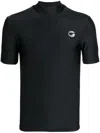 Coperni Fitted High-neck T-shirt With Subtle Logo Detail In Black