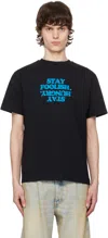 Coperni Hunger Crew Neck Graphic Print T-shirt In Black