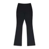 Coperni Black Stretch Tailored Trousers In Animal Print
