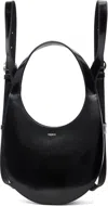 Coperni Swipe Leather Backpack In Black