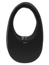 Coperni Oval Mini Shoulder Bag With Top Handle In Black