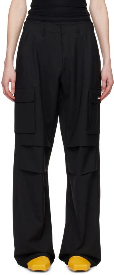 Coperni Black Tailored Cargo Pants