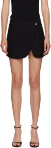Coperni Black Tailored Miniskirt In Black