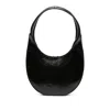 Coperni Crescent Zip Tote Bag In Black