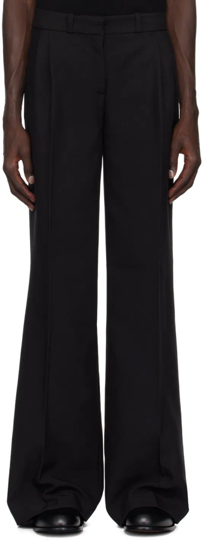 Coperni Black Wide Leg Tailored Trousers
