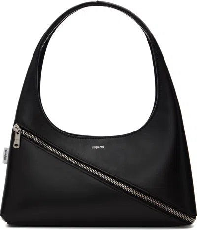 COPERNI BLACK ZIP BAGUETTE BAG