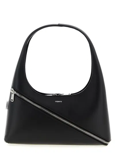 COPERNI BLACK ZIP BAGUETTE BAG