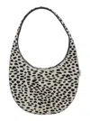 Coperni Animal Print Top Handle Shoulder Bag In Black