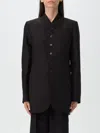 Coperni Black Long Trompe-l'oeil Tailored Blazer In Schwarz