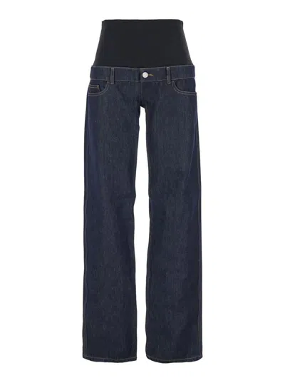Coperni Blue Jeans With Stretch Waist