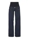 Coperni Blue Jeans With Stretch Waist In Denim Woman In Blue