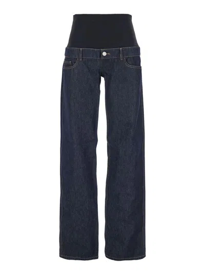 Coperni Blue Jeans With Stretch Waist