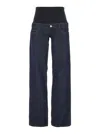 Coperni Blue Jeans With Stretch Waist In Denim Woman