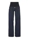 Coperni Blue Jeans With Stretch Waist In Denim Woman In Blue