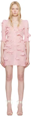 Coperni Blue Knitted Butterfly Minidress