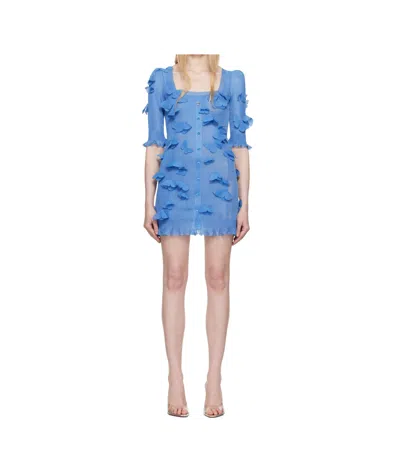 COPERNI BUTTERFLY-APPLIQUÉ KNITTED MINI DRESS