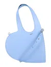 Coperni Blue Mini Heart Tote In Blue