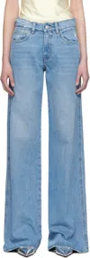 Coperni Rigid Mid-rise Straight-leg Jeans In Blue Washed